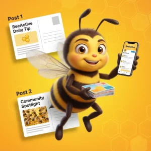 BeeActive gestion réseaux sociaux. gestion professionnelle pour booster votre visibilité.