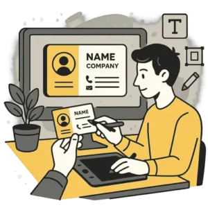 Design carte de visite carte de fidélité