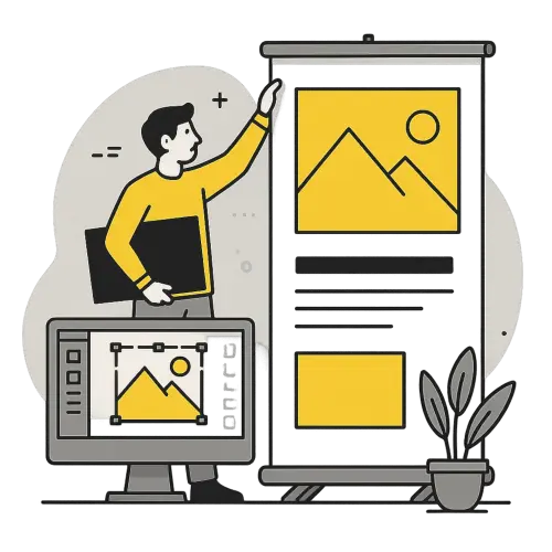 graphique d'un roll-up - kakemono