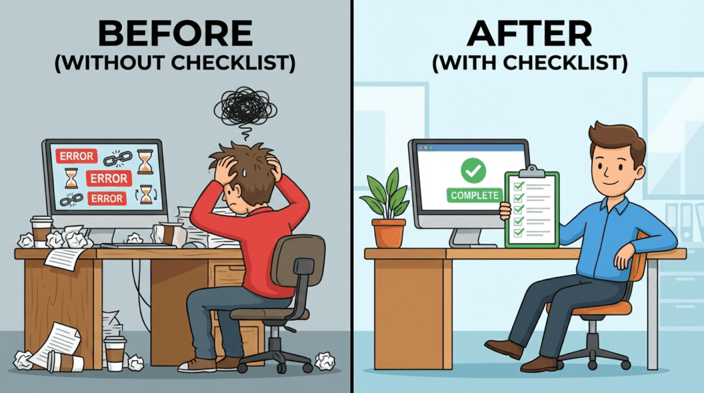 Checklist : les 10 points à vérifier avant de lancer votre site web, la première impression compte énormément, mieux vaut prendre le temps de tout vérifier avant le grand jour.