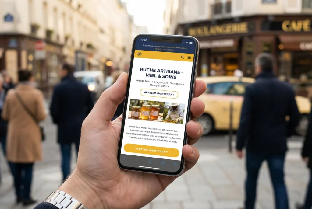 Ne pas négliger l'optimisation d'un site vitrine pour indépendant sur mobile améliore ainsi l'expérience utilisateur. Beeclickable.fr